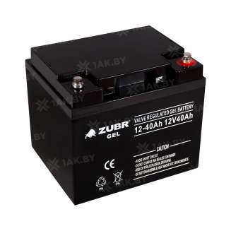 Аккумулятор для ИБП ZUBR (40 Ah) , 12 V  Gel12-40(ZUBR) 7