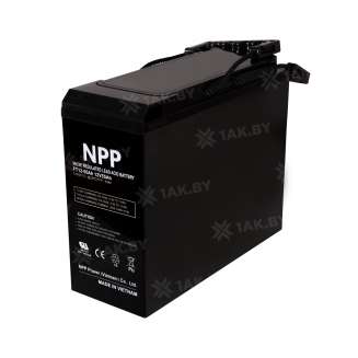 Аккумулятор NPP для ИБП, детского электромобиля, эхолота FT (55 Ah,12 V) AGM 277x106x221 17.3 кг, Китай 4