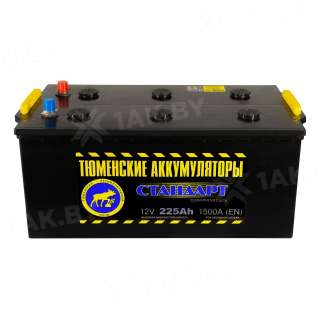 Аккумулятор ТЮМЕНЬ (225 Ah) 1500 A, 12 V Прямая, L+ D6 TNS225.3