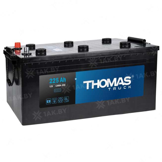 Аккумулятор THOMAS (225 Ah) 1300 A, 12 V Прямая, L+ D6 0