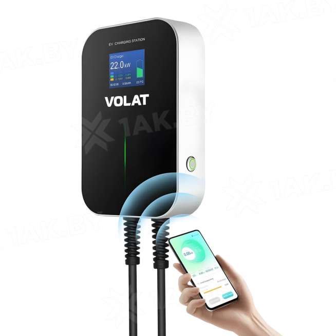 Зарядная станция для электромобилей VOLAT BS20-BC-22KW-APP Type2 0