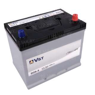 Аккумулятор VST (75 Ah) 700 A, 12 V Обратная, R+ D26 575900065 Аккумулятор VST (75 Ah) 700 A, 12 V Обратная, R+ D26 575900065