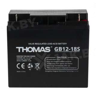 Аккумуляторная батарея Thomas GB 12-18S, Китай Аккумуляторная батарея Thomas GB 12-18S, Китай