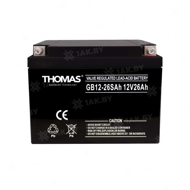Аккумулятор для ИБП THOMAS (26 Ah) , 12 V  GB12-26S(Thomas) 0