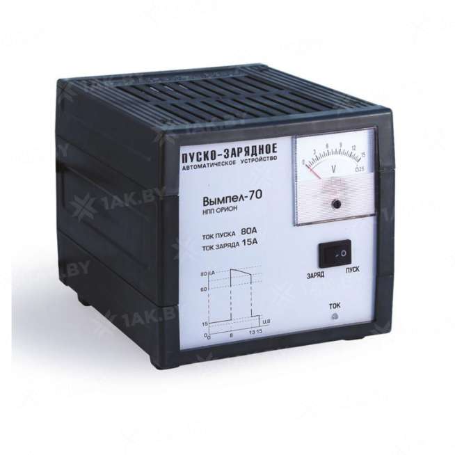 Пуско - зарядное устройство Вымпел - 70 (пуско-зарядное, 80А/10А, 12В, автомат) - РФ 0