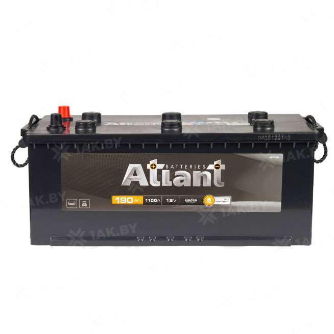 Аккумулятор ATLANT Black (190 Ah) 1100 A, 12 V Обратная, R+ D5 ABF1904SU 1
