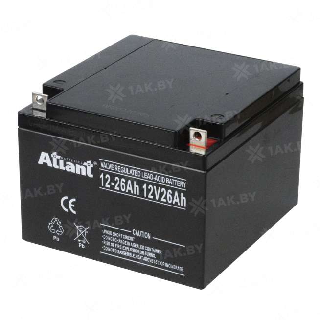 Аккумулятор для ИБП ATLANT (26 Ah) , 12 V  12-26(Atlant) 1