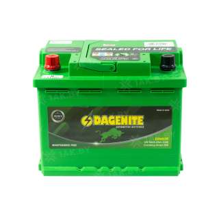 Аккумулятор DAGENITE (60 Ah) 600 A, 12 V Прямая, L+ L2 DIN60L