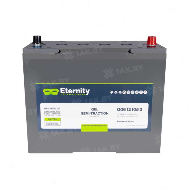 Eternity (105 Ah,12 V) GEL 329х170х258 мм 42 кг 1
