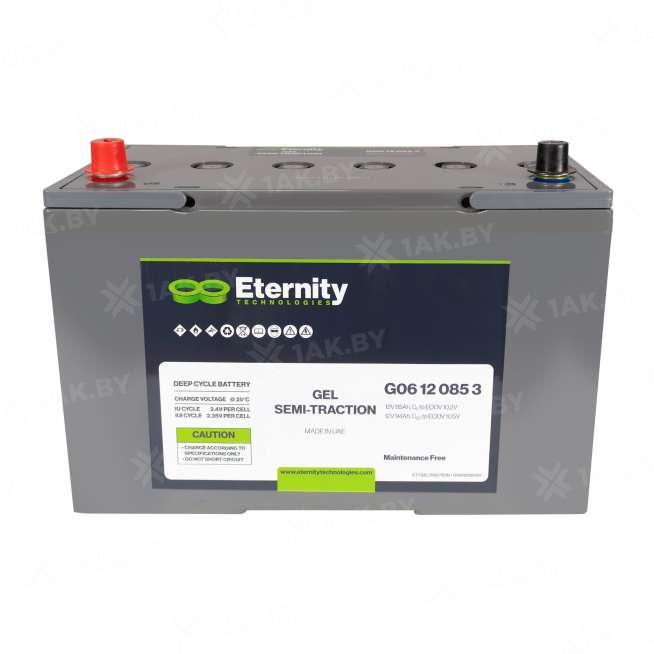 Eternity (85 Ah,12 V) GEL 329х170х205 мм 32 кг 0