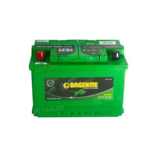 Аккумулятор DAGENITE (74 Ah) 750 A, 12 V Прямая, L+ L3 DIN74L