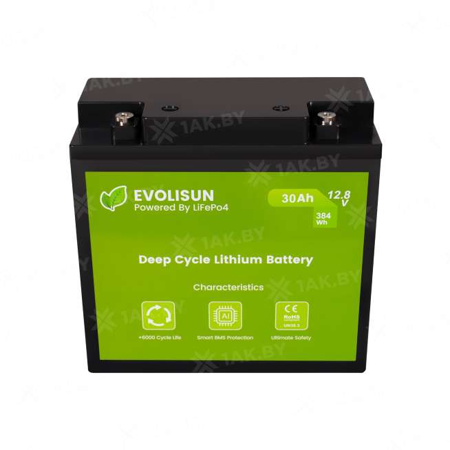 Аккумулятор EVOLISUN (30 Ah) , 12.8 V  EVOLISUN30Q10-LFP 1