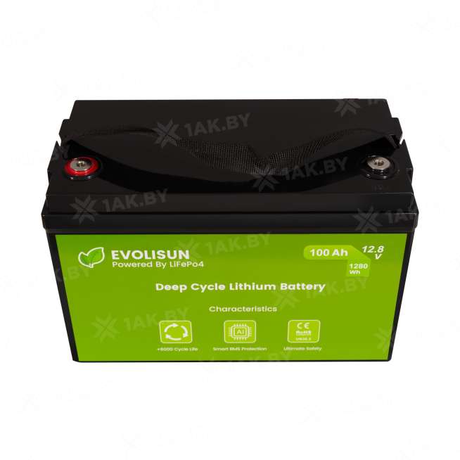 Аккумулятор EVOLISUN LiFePO4 12.8 V, 100 Ah (100A) 2