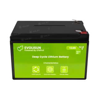 Аккумулятор EVOLISUN LiFePO4 12.8 V, 12 Ah (20A) Аккумулятор EVOLISUN LiFePO4 12.8 V, 12 Ah (20A)