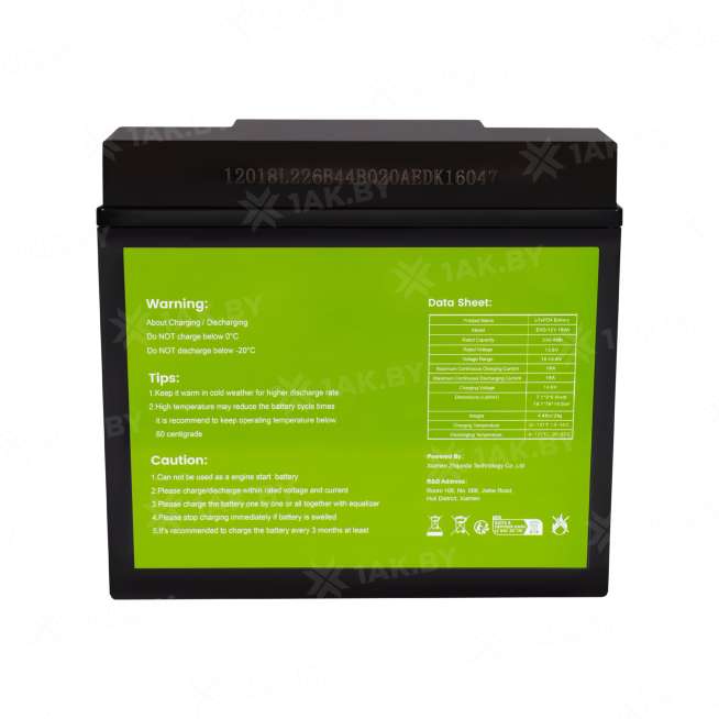 Аккумулятор EVOLISUN LiFePO4 12.8 V, 18 Ah (20A) 2