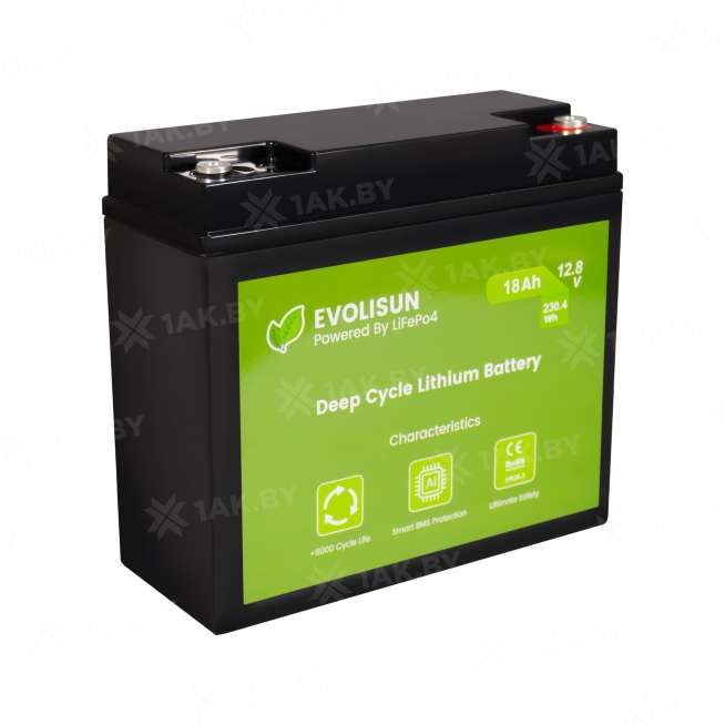 Аккумулятор EVOLISUN LiFePO4 12.8 V, 18 Ah (20A) 3
