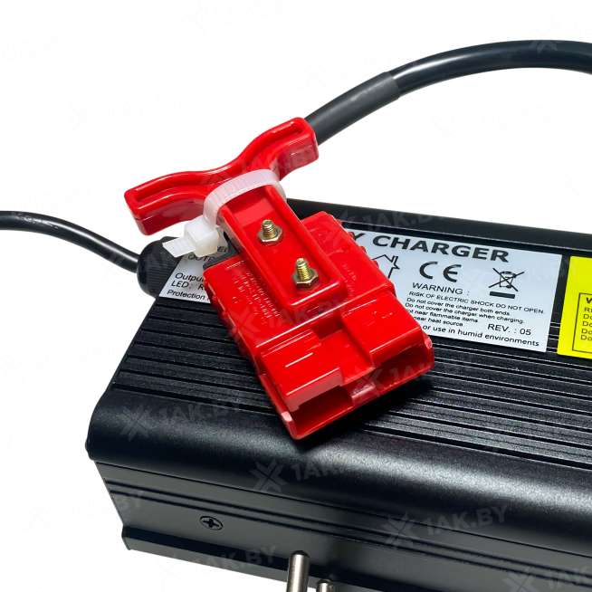 Зарядное устройство ADY24V10A для свинцово-кислотных аккумуляторов в комплекте с коннектором Anderson SB50A красный 1