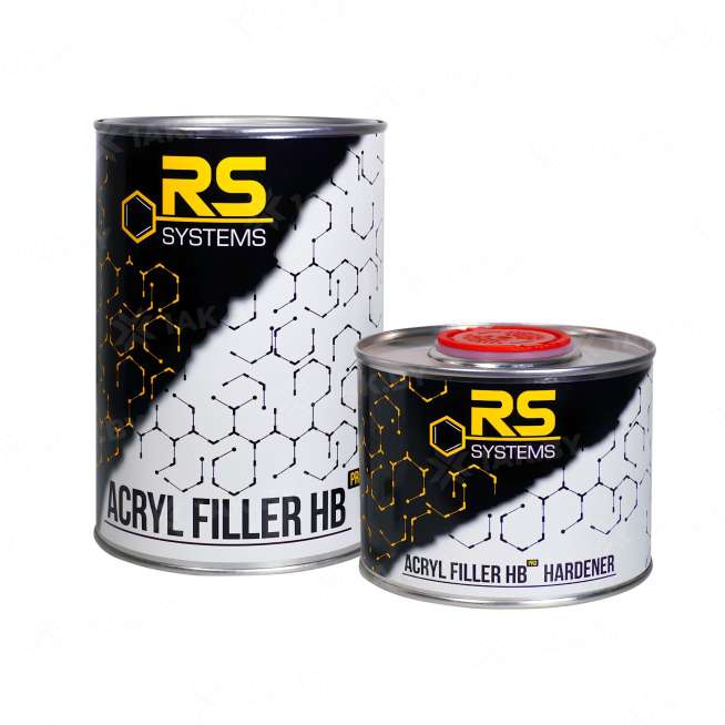 Комплект грунта акрилового заполняющего, цвет-белый "HB 4+1" RS 1л 0