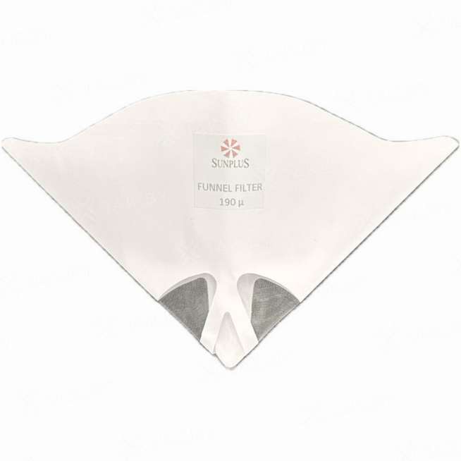 FF1.Фильтр-воронка бумажный 125 микрон SUNPLUS (упак - 250 шт) 0
