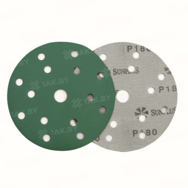 FMB. 15hol. Круг абразив AO диаметр 150 mm, SUNPLUS зерно P180 0