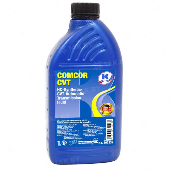 Синтетическое трансмиссионное масло Kuttenkeuler Comcor CVT, 1л, Германия 0