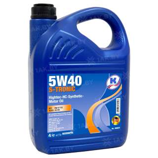 Масло моторное Kuttenkeuler S-Tronic 5W40, 4л, Германия