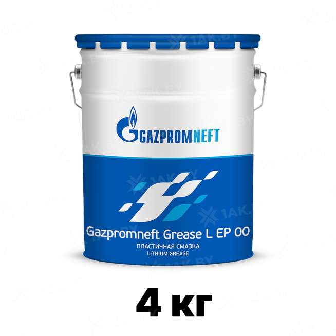 Смазка литиевая Gazpromneft Grease L EP 00, 4кг, Россия 0