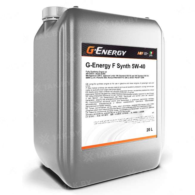 Масло моторное G-Energy F Synth 5W-40 20л, Россия 0