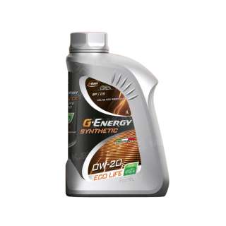 Масло моторное G-Energy Synthetic Eco Life 0W-20, 1л., Россия Масло моторное G-Energy Synthetic Eco Life 0W-20, 1л., Россия