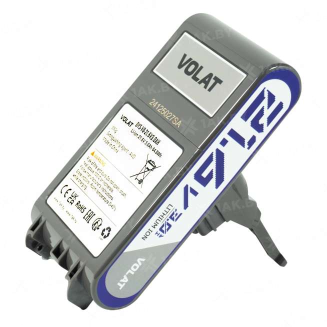 Аккумулятор для пылесосов DYSON 21.6 V 3 Ah арт. VT-DYS-V8-21.6V3.0AH 2