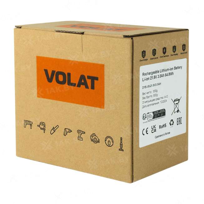 Аккумулятор для пылесосов DYSON 21.6 V 3 Ah арт. VT-DYS-V8-21.6V3.0AH 4