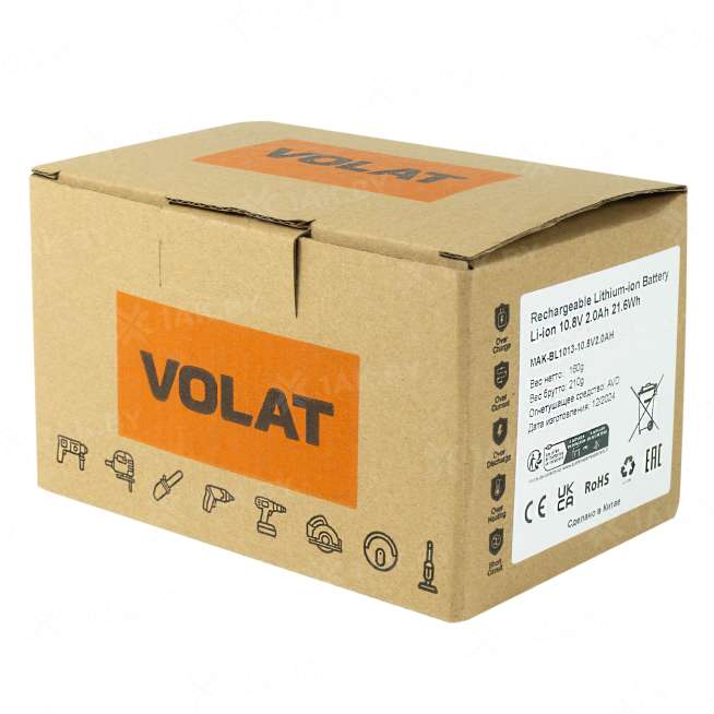 Аккумулятор для электроинструмента MAKITA 10.8 V 2 Ah арт. VT-MAK-BL1013-2 3