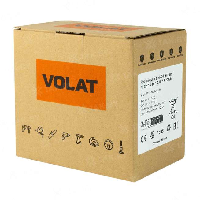 Аккумулятор для электроинструмента MAKITA 14.4 V 1.3 Ah арт. VT-MAK-PA14-1.3 5
