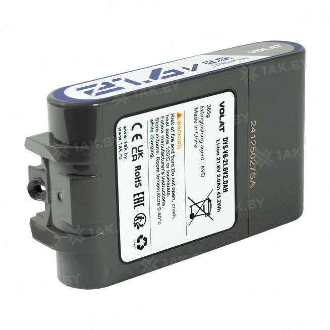 Аккумулятор для пылесосов DYSON 21.6 V 2 Ah арт. VT-DYS-V6-21.6V2.0AH 2