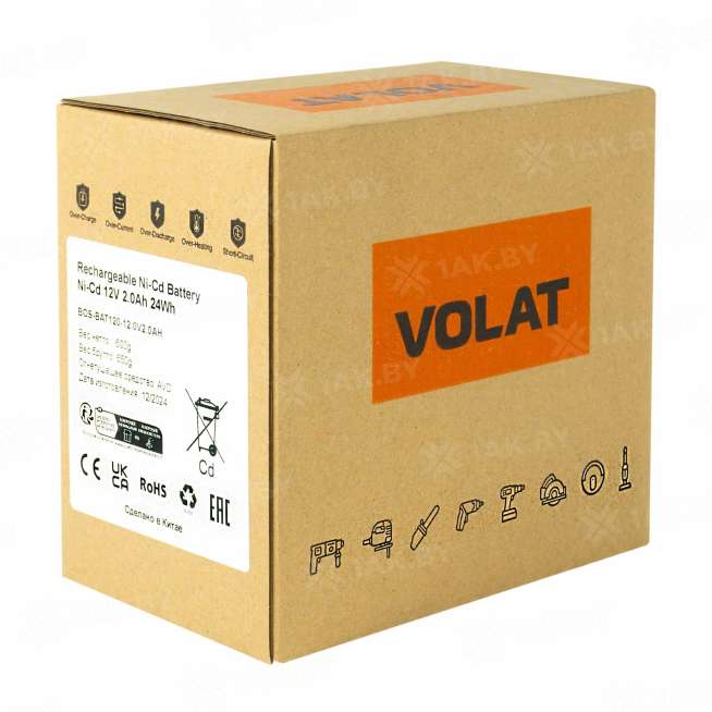 Аккумулятор для электроинструмента BOSCH 12 V 2 Ah арт. VT-BOS-BAT120-12.0V2.0AH 4