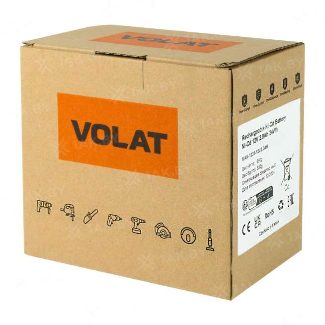 Аккумулятор для электроинструмента MAKITA 12 V 2 Ah арт. VT-MAK-1233-2 3