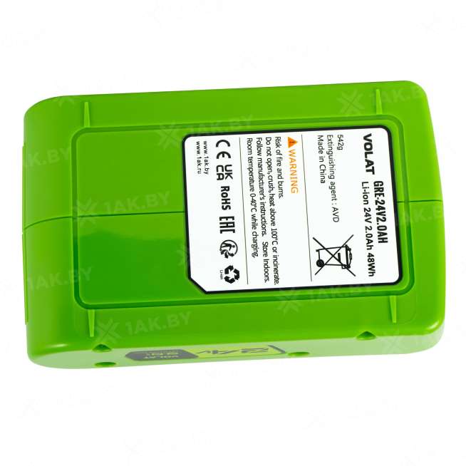 Аккумулятор для электроинструмента GREENWORKS ( p/n:) 24 V 2 Ah арт. VT-GRE-24-2 4