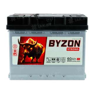 Аккумулятор BYZON (60 Ah) 600 A, 12 V Обратная, R+ L2 BYZ600S