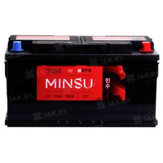 Аккумулятор MINSU (90 Ah) 850 A, 12 V Обратная, R+ L5 EFB LN5 92