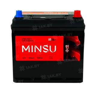 Аккумулятор MINSU (65 Ah) 590 A, 12 V Обратная, R+ D23 75D23L(MINSU)