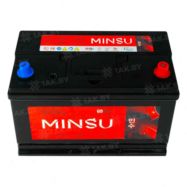 Аккумулятор MINSU (95 Ah) 800 A, 12 V Обратная, R+ D31 115D31L(MINSU) 2