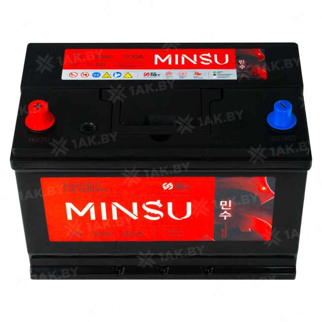 Аккумулятор MINSU (95 Ah) 800 A, 12 V Прямая, L+ D31 115D31R(MINSU) 1