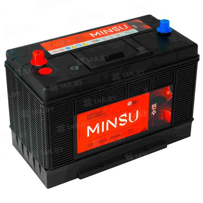 Аккумулятор MINSU (110 Ah) 1000 A, 12 V Прямая, L+ 31A 31A-1000 2