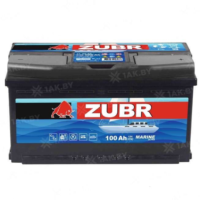 Аккумулятор ZUBR MARINE (100 Ah) , 12 V Обратная, R+ L5 ZM1000 0