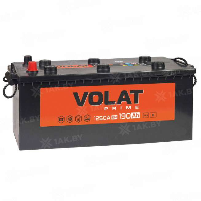 Аккумулятор VOLAT (190 Ah) 1250 A, 12 V Обратная, R+ D05 VPRT1904 0