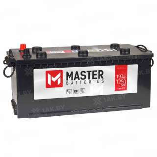 Аккумулятор MASTER BATTERIES (190 Ah) 1150 A, 12 V Прямая, L+ D5 MB1903E Аккумулятор MASTER BATTERIES (190 Ah) 1150 A, 12 V Прямая, L+ D5 MB1903E
