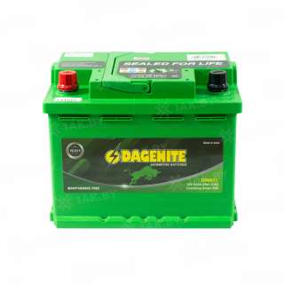 Аккумулятор DAGENITE (62 Ah) 600 A, 12 V Прямая, L+ L2 DIN62L