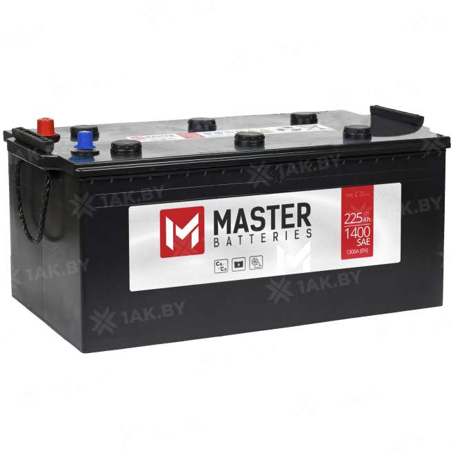 Аккумулятор MASTER BATTERIES (225 Ah) 1300 A, 12 V Прямая, L+ TYPE С 0
