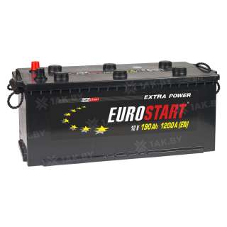 Аккумулятор EUROSTART (190 Ah) 1200 A, 12 V Обратная, R+ СЭ000494