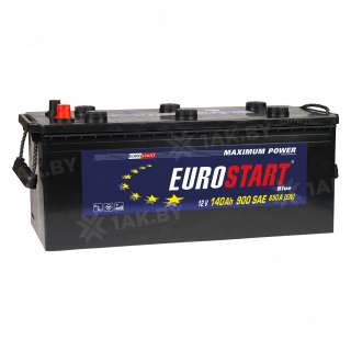 Аккумулятор EUROSTART (140 Ah) 900 A, 12 V Прямая, L+ D4 00031491 Аккумулятор EUROSTART (140 Ah) 900 A, 12 V Прямая, L+ D4 00031491
